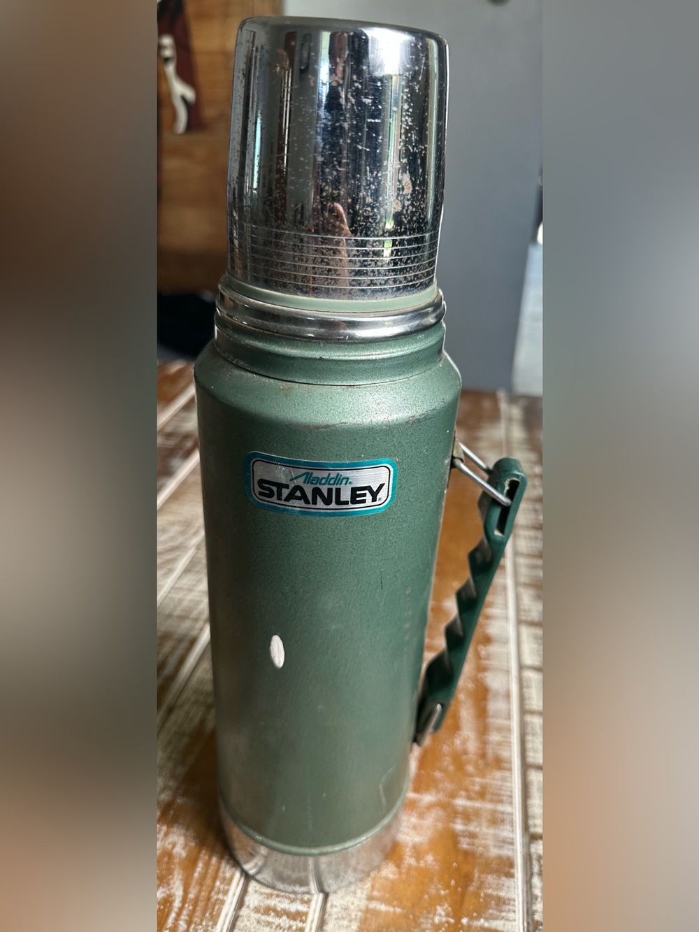 Stanley Aladdin Green Vacuum Flask - Home Dining